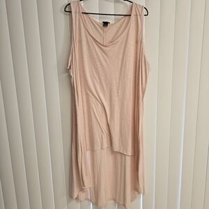 Torrid hi/lo baby pink tank top
